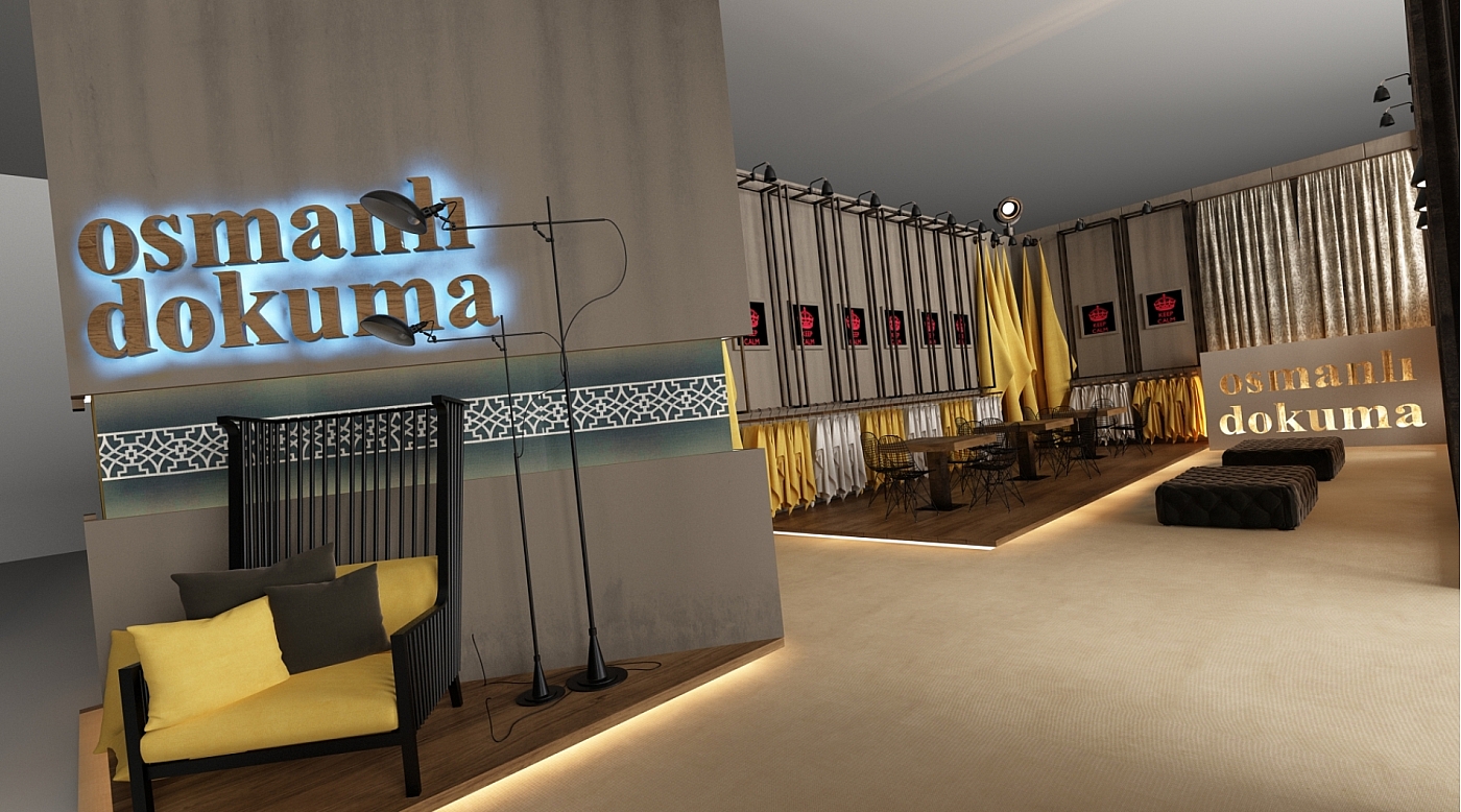 Osmanli Dokuma Fuar Standi Bur Mimarlik